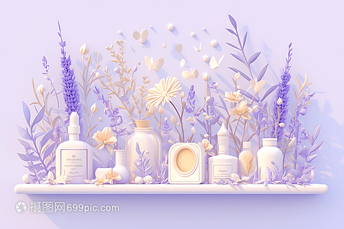 薰衣草护肤品 花卉中的自然美肌力量