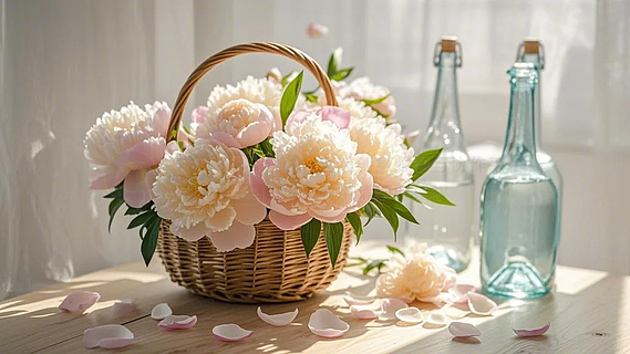 红酒与鲜花的邂逅 化妆品广告的唯美视觉营销